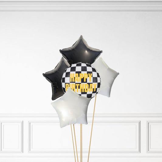 Racing Birthday - Helium Bunch