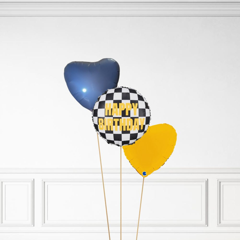Racing Birthday - Helium Bunch