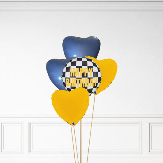 Racing Birthday - Helium Bunch