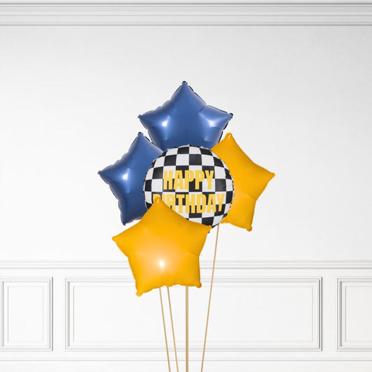 Racing Birthday - Helium Bunch