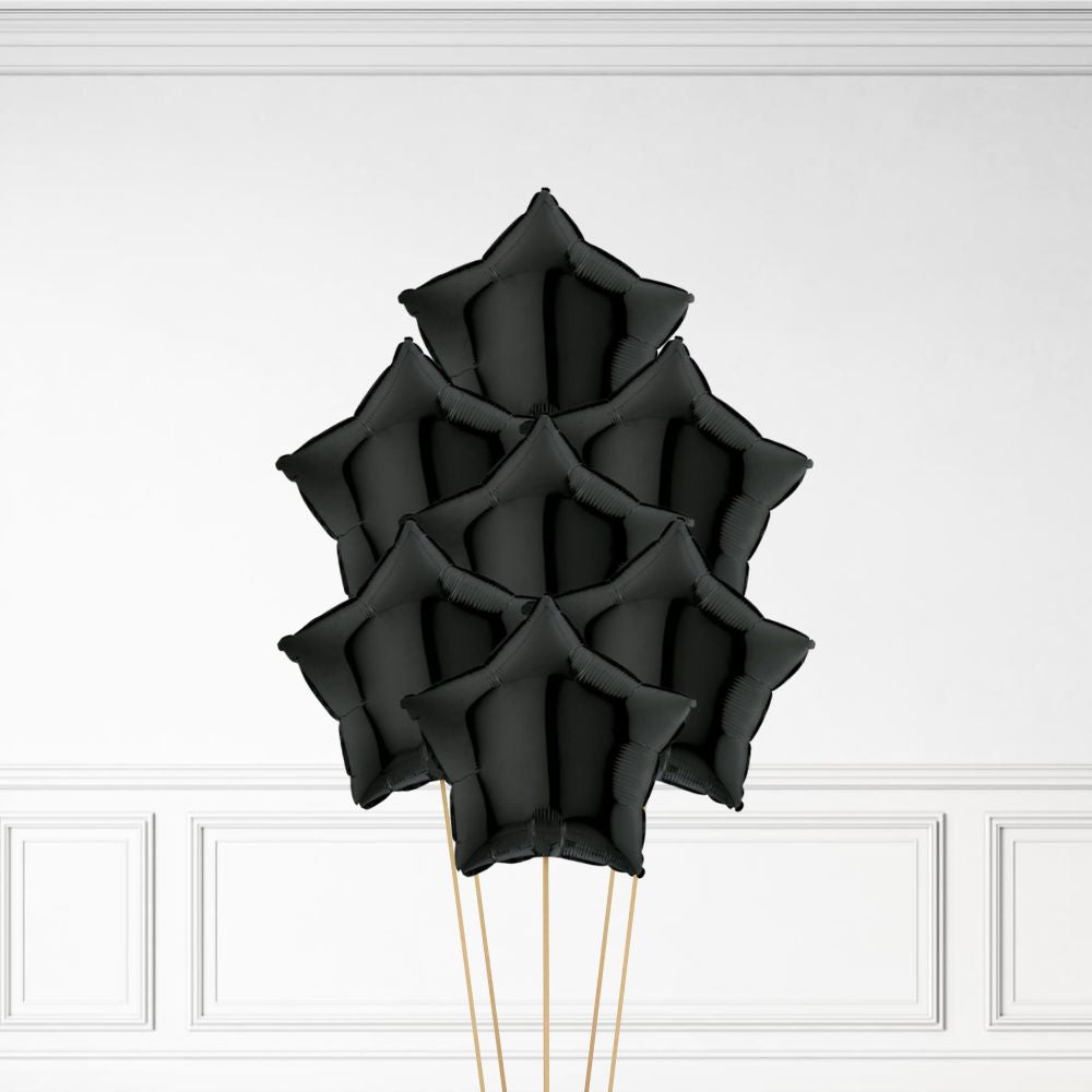 Helium Star Balloon Bunch
