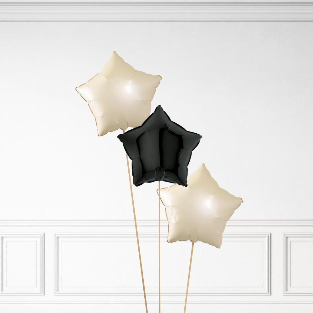 Helium Star Balloon Bunch