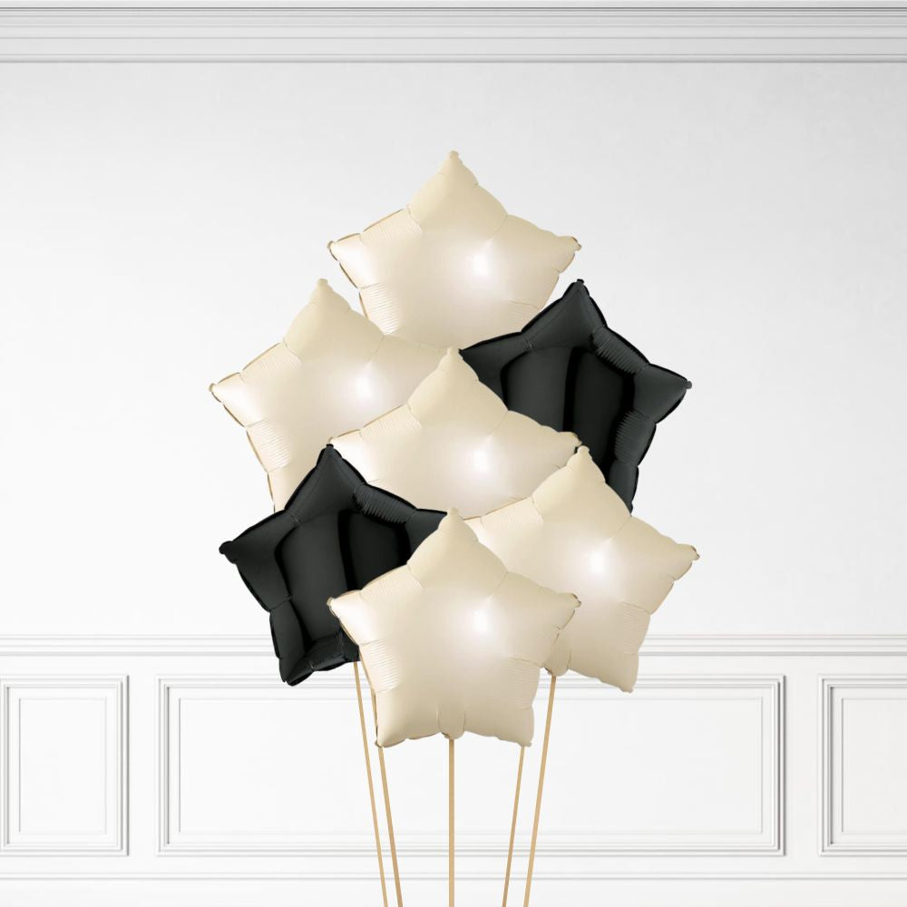 Helium Star Balloon Bunch