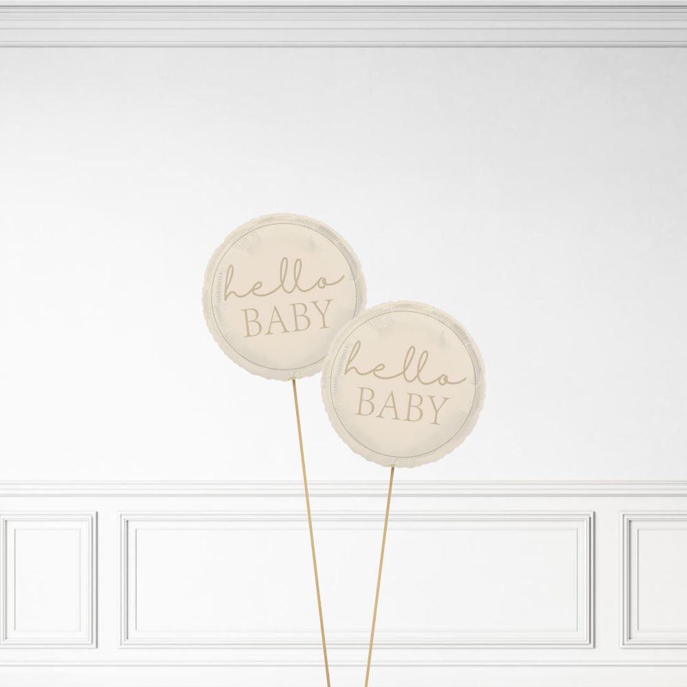 Hello Baby - Helium Balloon Bunch