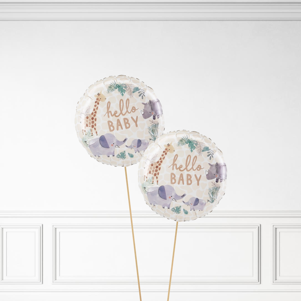 Jungle Hello Baby - Helium Bunch