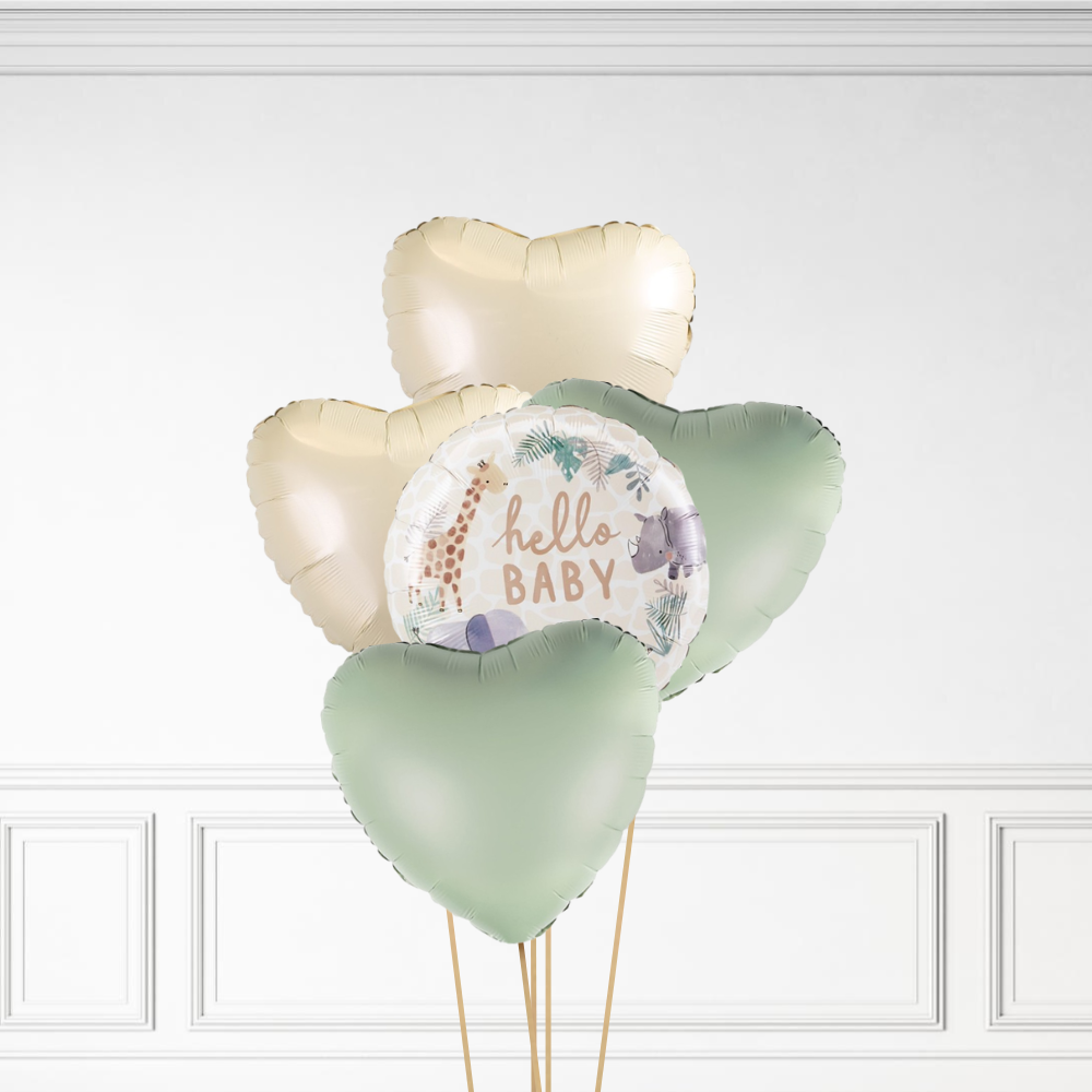 Jungle Hello Baby - Helium Bunch