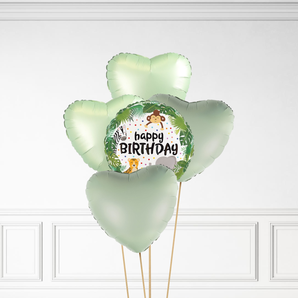 Jungle Birthday - Helium Bunch