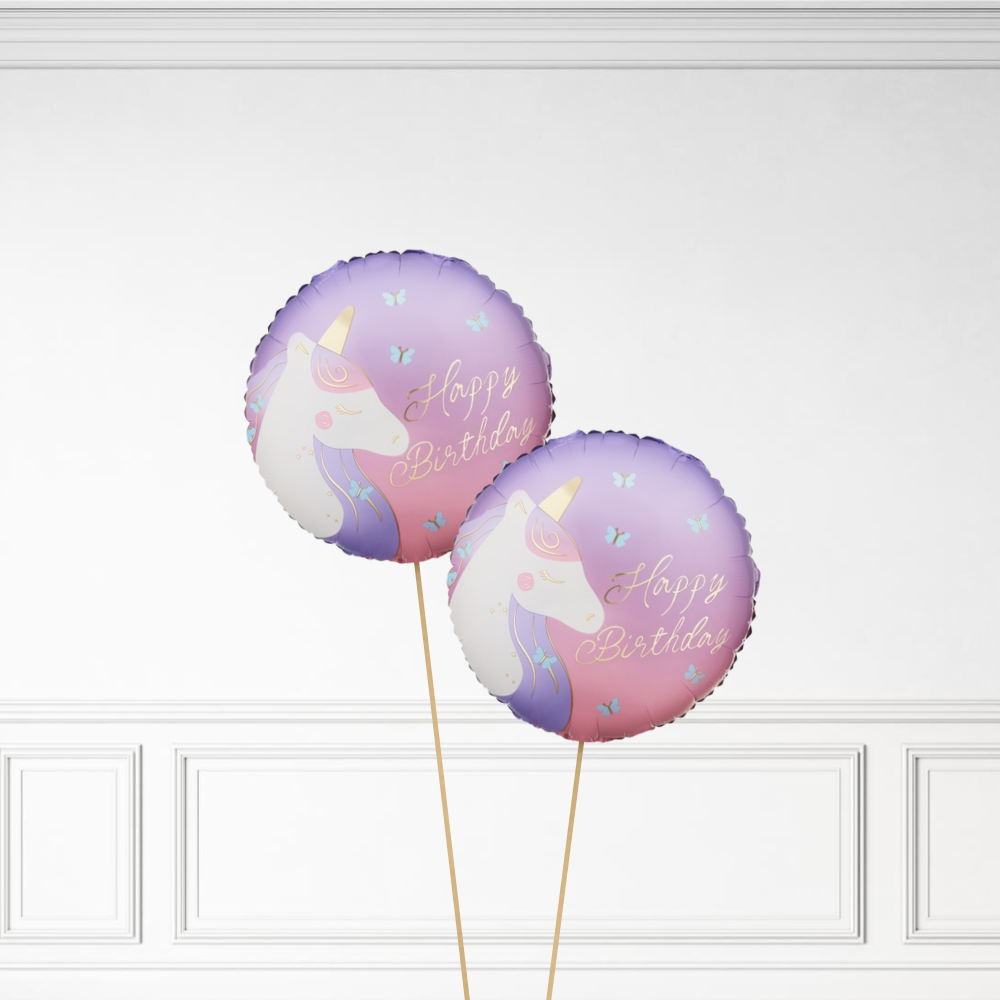 Unicorn Birthday - Helium Bunch