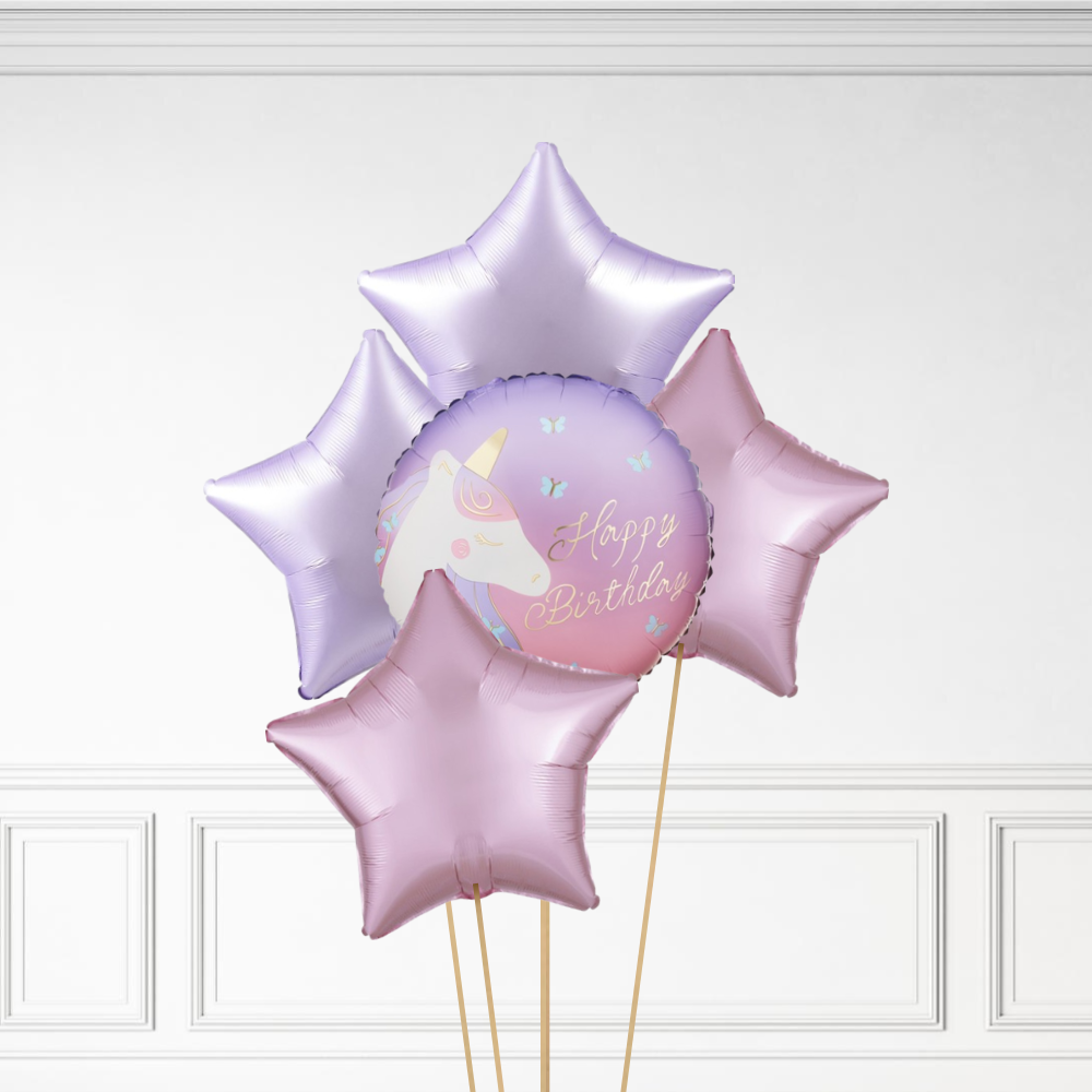 Unicorn Birthday - Helium Bunch