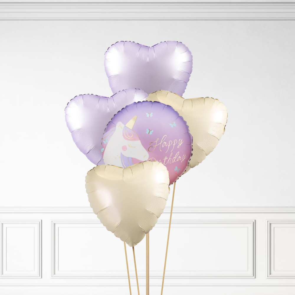 Unicorn Birthday - Helium Bunch