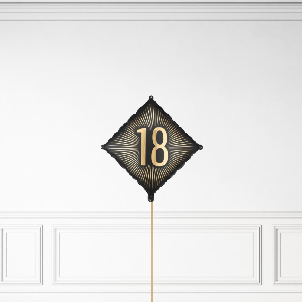 18 Diamond Birthday - Helium Bunch