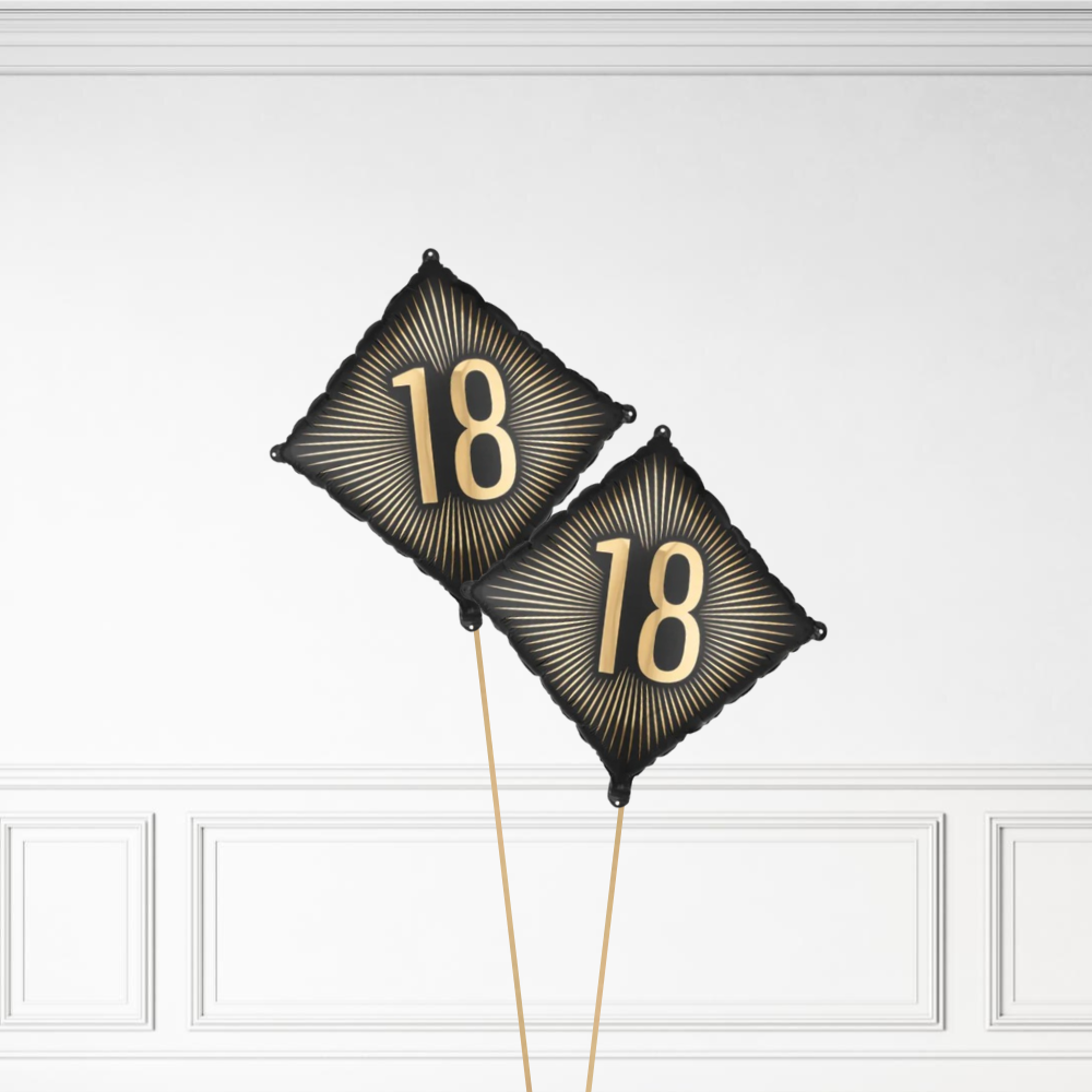 18 Diamond Birthday - Helium Bunch