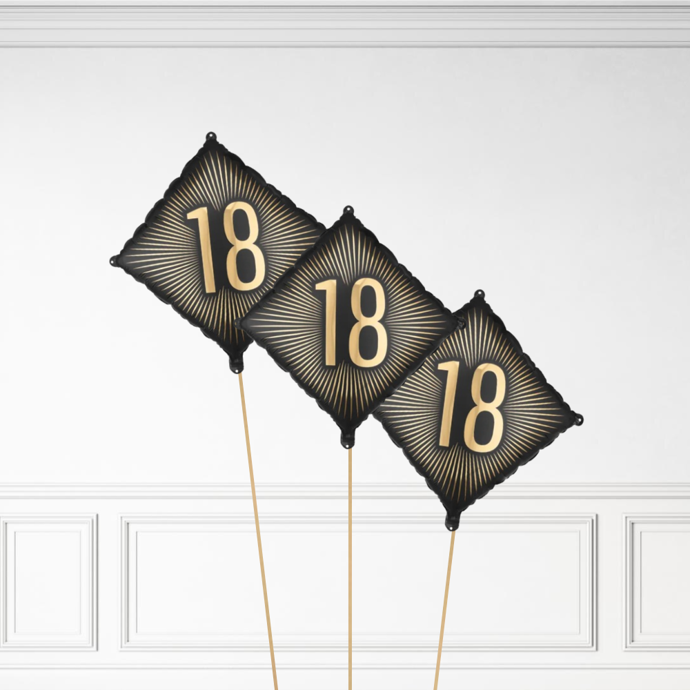 18 Diamond Birthday - Helium Bunch