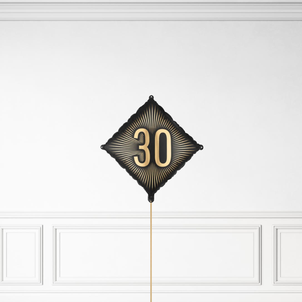 30 Diamond Birthday - Helium Bunch