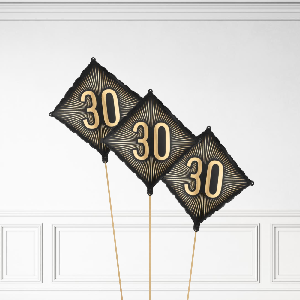 30 Diamond Birthday - Helium Bunch