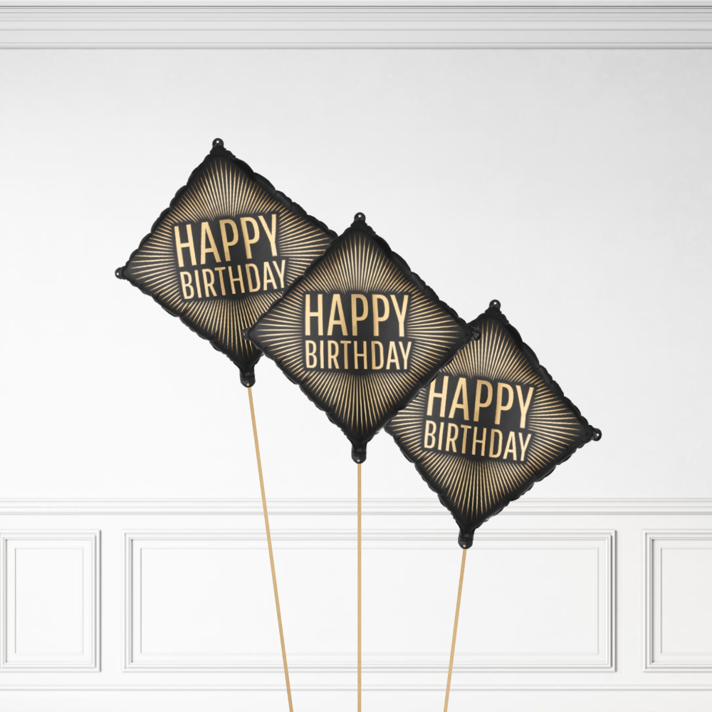 Diamond Birthday - Helium Bunch