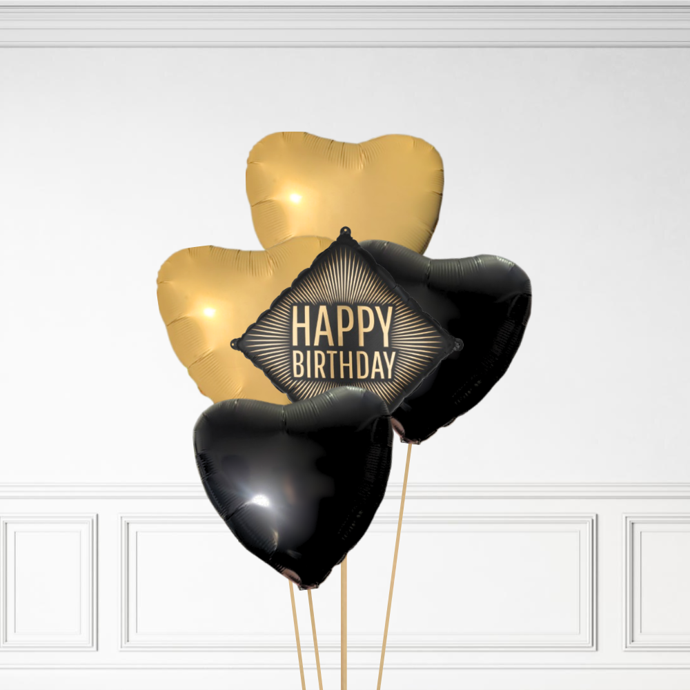Diamond Birthday - Helium Bunch