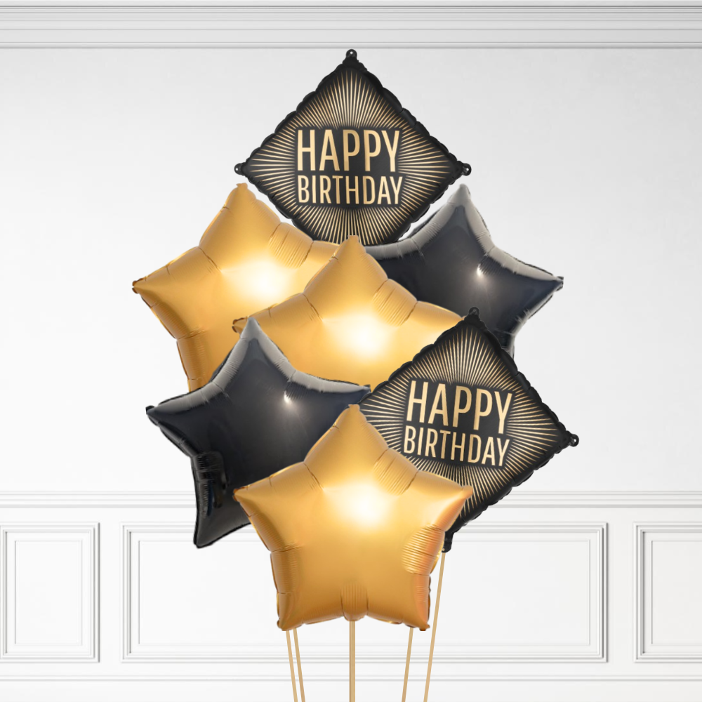 Diamond Birthday - Helium Bunch