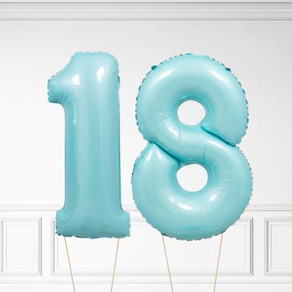 Pastel Blue 26" - Helium Number