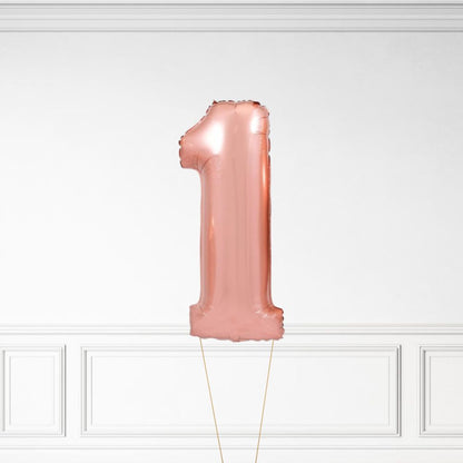 26" Rose Gold - Helium Number