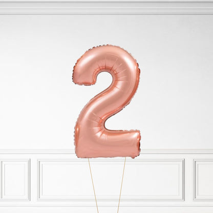 26" Rose Gold - Helium Number