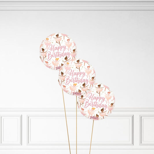 Happy Birthday - Helium Balloon Bunch