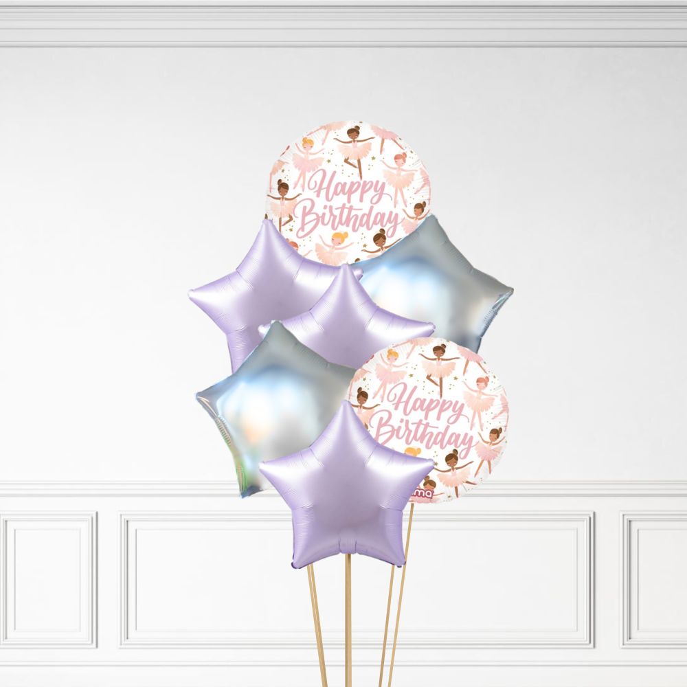 Ballerina Birthday - Helium Bunch