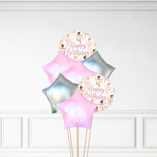 Ballerina Birthday - Helium Bunch