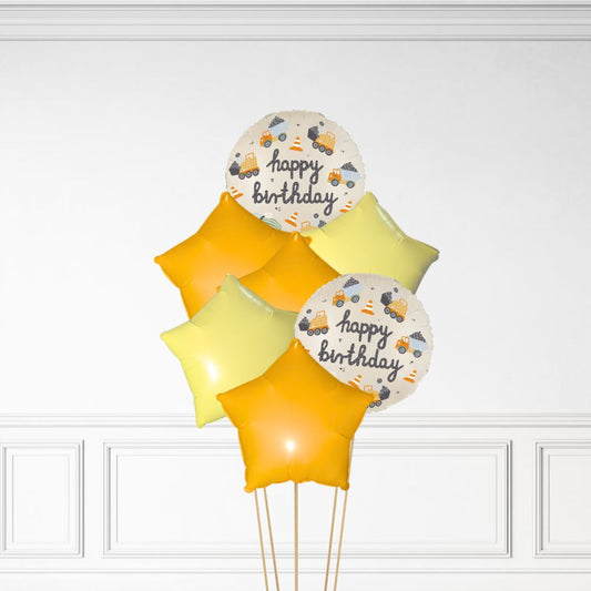 Construction Birthday - Helium Bunch