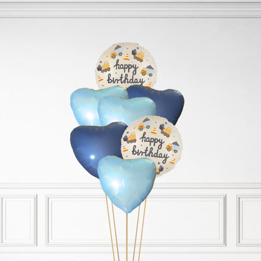 Construction Birthday - Helium Bunch
