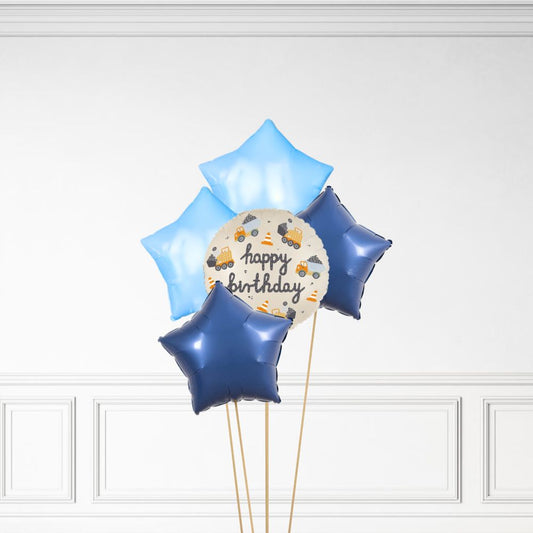 Construction Birthday - Helium Bunch