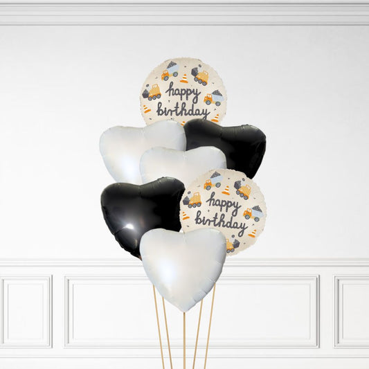 Construction Birthday - Helium Bunch