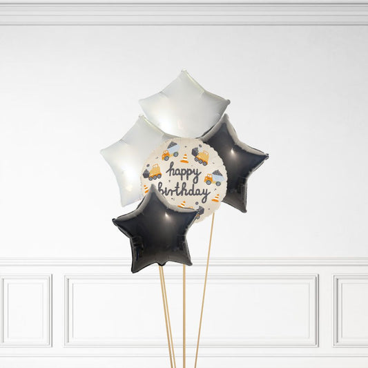 Construction Birthday - Helium Bunch