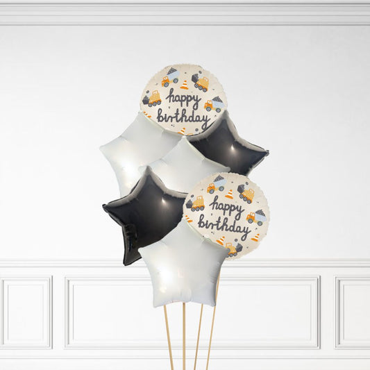 Construction Birthday - Helium Bunch