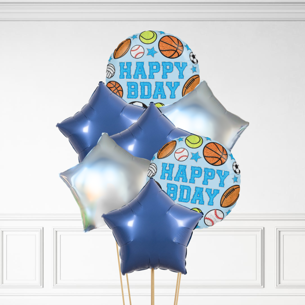 Sports Birthday - Helium Bunch