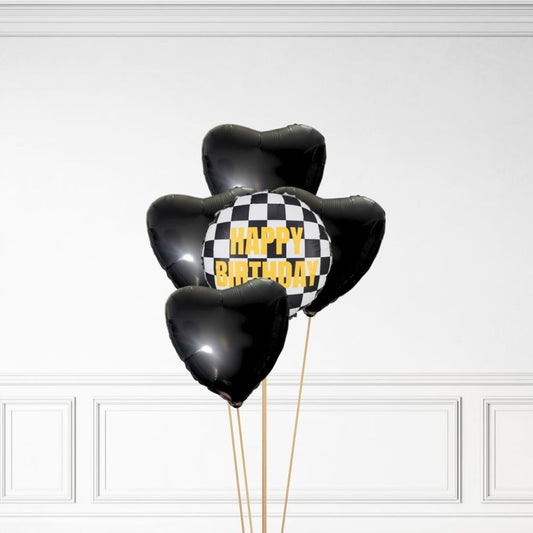 Racing Birthday - Helium Bunch