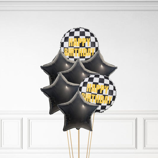 Racing Birthday - Helium Bunch