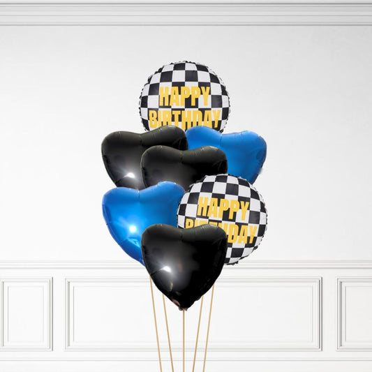 Racing Birthday - Helium Bunch