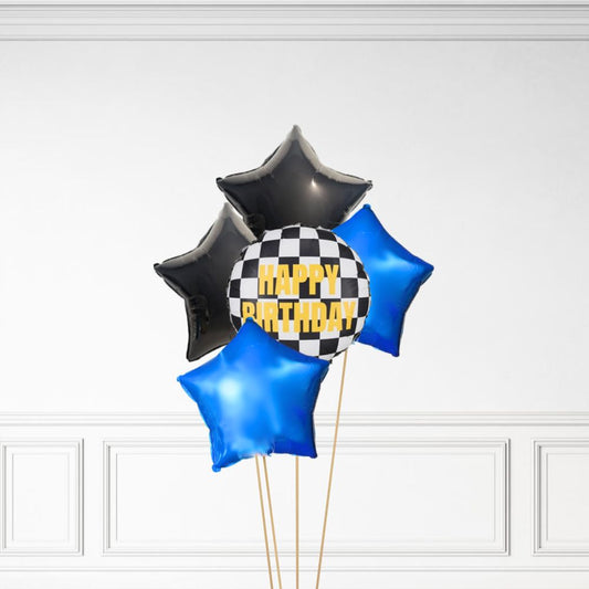 Racing Birthday - Helium Bunch