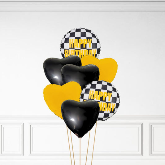 Racing Birthday - Helium Bunch