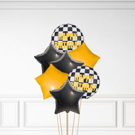 Racing Birthday - Helium Bunch