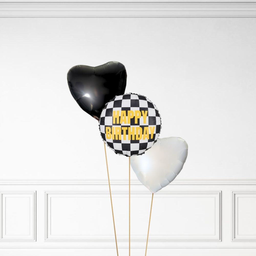 Racing Birthday - Helium Bunch