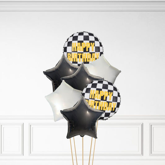 Racing Birthday - Helium Bunch