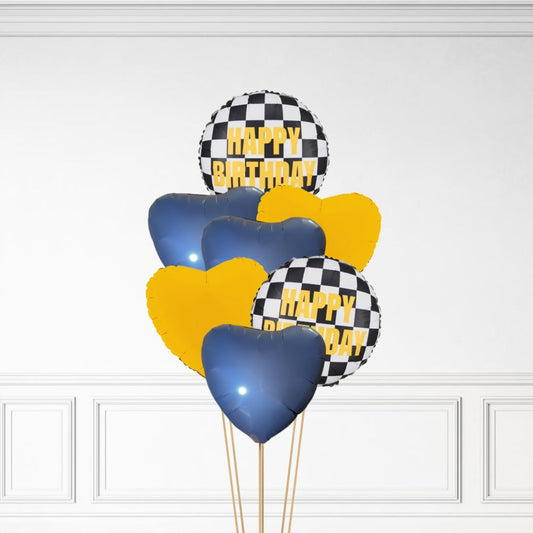 Racing Birthday - Helium Bunch