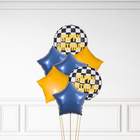 Racing Birthday - Helium Bunch
