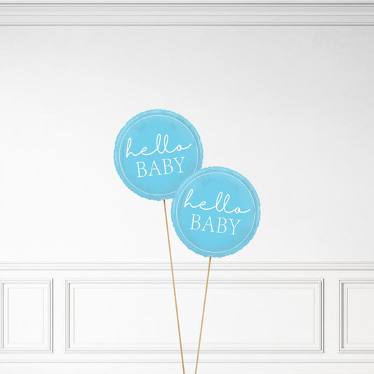 Hello Baby - Helium Balloon Bunch