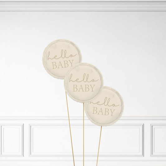 Hello Baby - Helium Balloon Bunch
