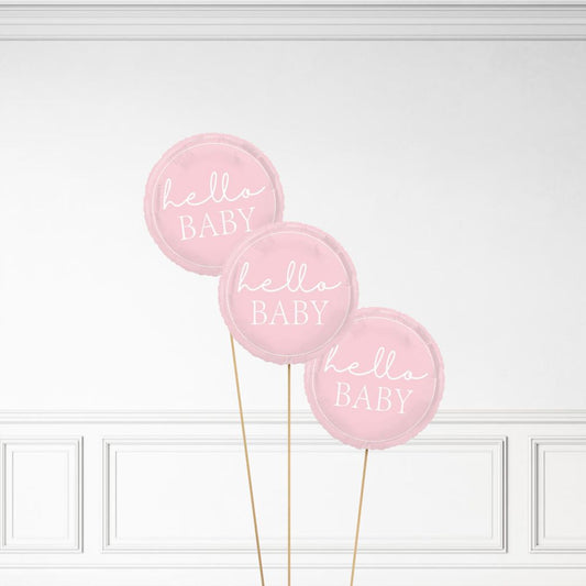 Hello Baby - Helium Balloon Bunch