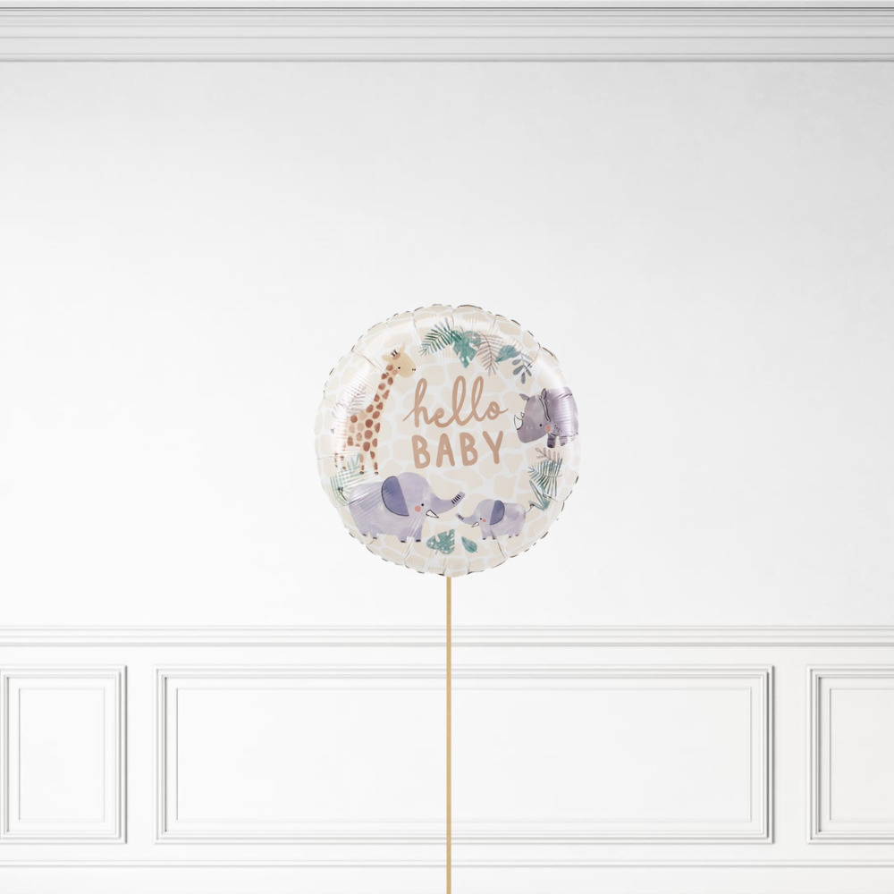 Jungle Hello Baby - Helium Bunch