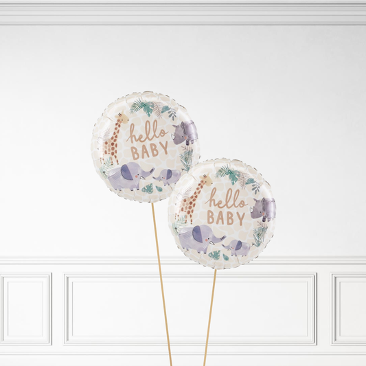 Jungle Hello Baby - Helium Bunch